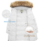 Women'S Winter Coat Warm Puffer Jacket Waterproof Insulated Jacket with Hood Red M