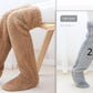 Over Knee High Fuzzy Long Socks Winter Warm Cold Leg Knee Joint Cold-Proof Stockings Home Floor Sleeping Socks