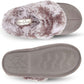 Women'S Comfy Faux Fur House Slipper Scuff Memory Foam Slip on Anti-Skid Sole