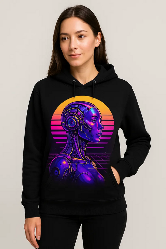 Synthwave Cyborg Hoodie