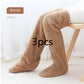 Over Knee High Fuzzy Long Socks Winter Warm Cold Leg Knee Joint Cold-Proof Stockings Home Floor Sleeping Socks