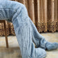 Over Knee High Fuzzy Long Socks Winter Warm Cold Leg Knee Joint Cold-Proof Stockings Home Floor Sleeping Socks